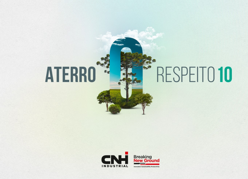 Fábricas da CNH Industrial no Brasil agora são aterro zero