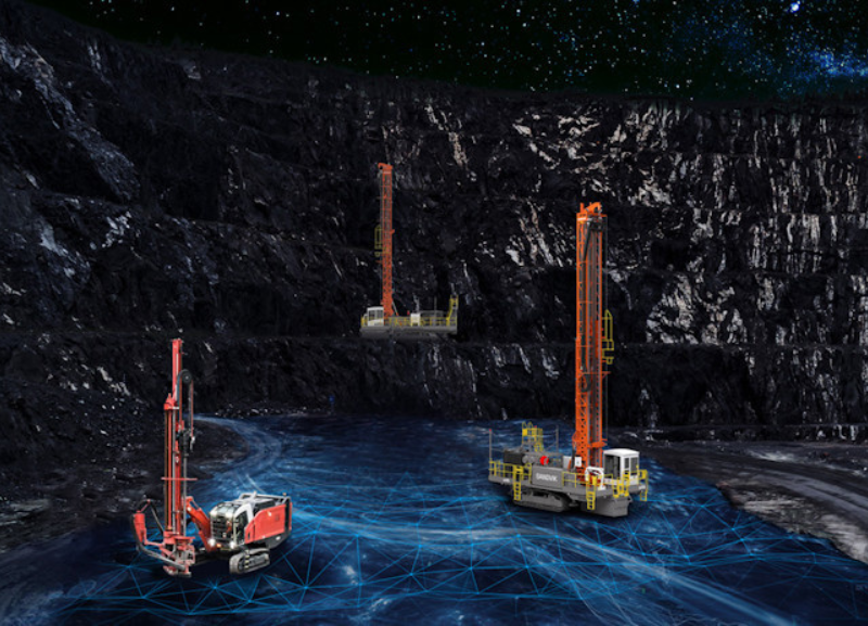 My Sandvik Onsite utiliza dados para otimizar a perfuração de superfície