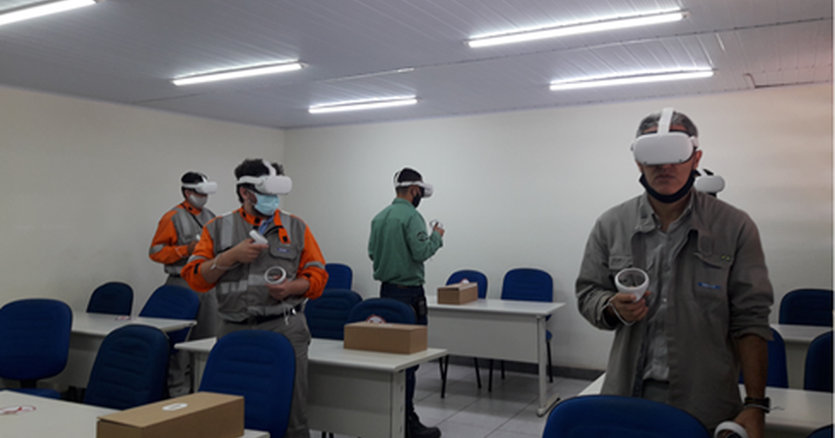 Samarco adota uso de óculos de realidade virtual em treinamentos