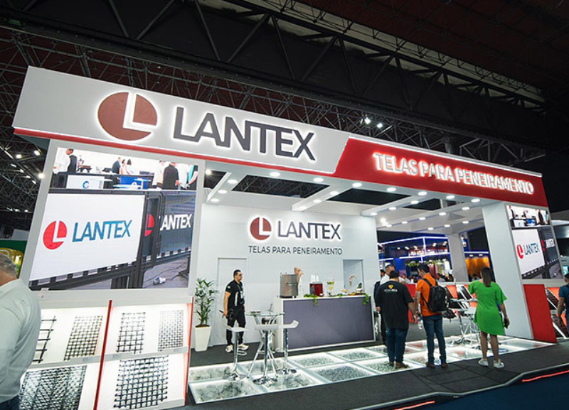 Lantex mostra telas de elevada resistência a abrasão para peneirar minérios na Exposibram