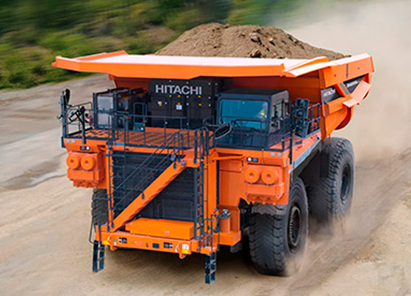 Hitachi exibe basculante rígido na MINExpo 2024