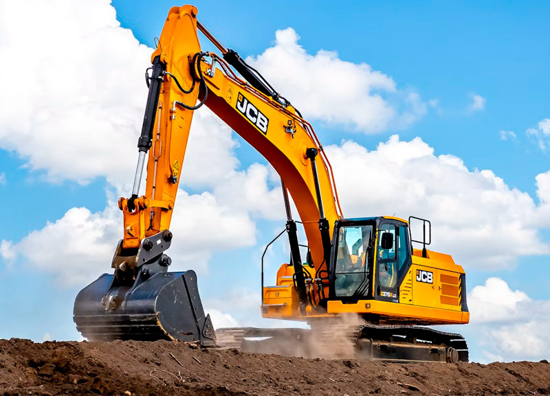 JCB apresenta escavadeira para trabalhos pesados nos EUA