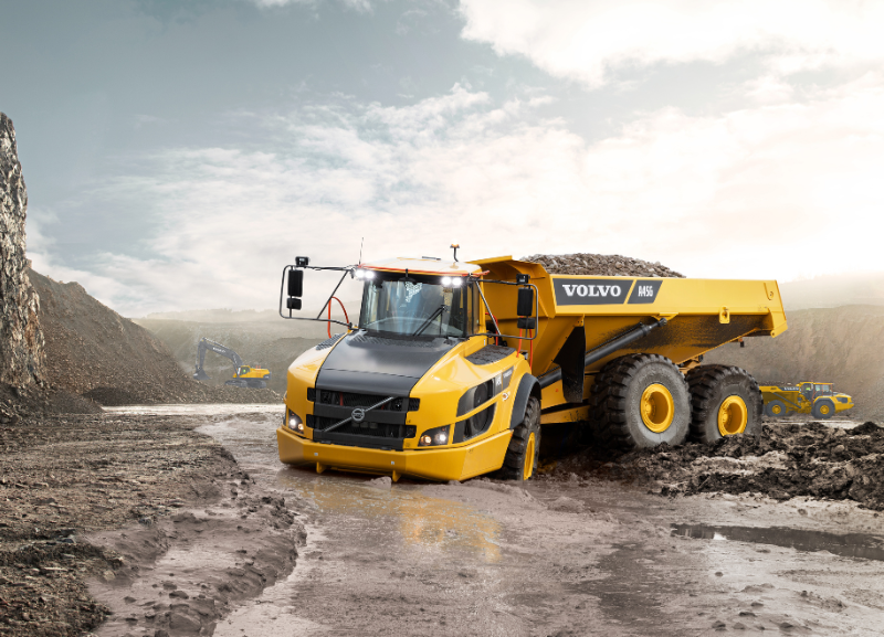 Volvo CE nacionaliza o caminhão articulado A45G