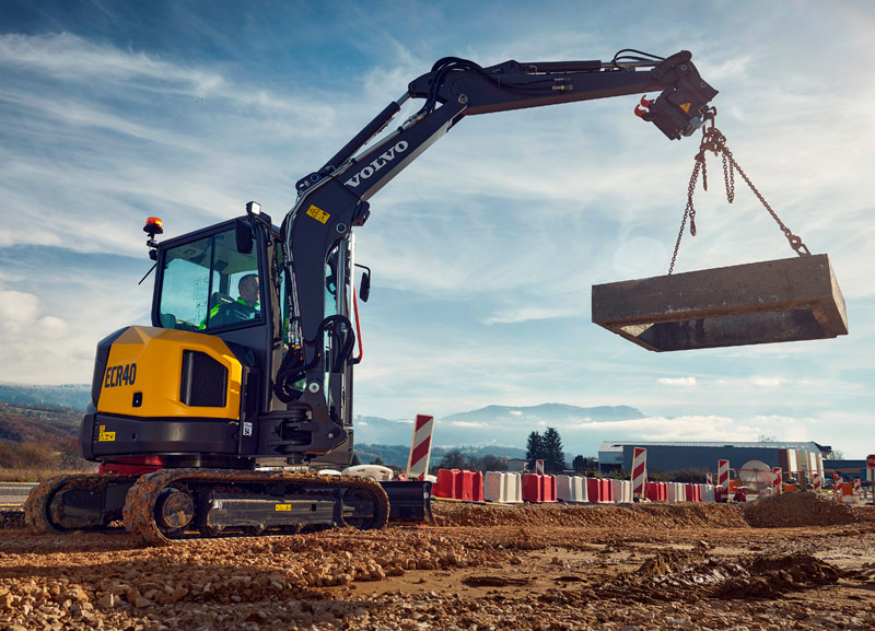 Volvo lança escavadeira compacta no Brasil
