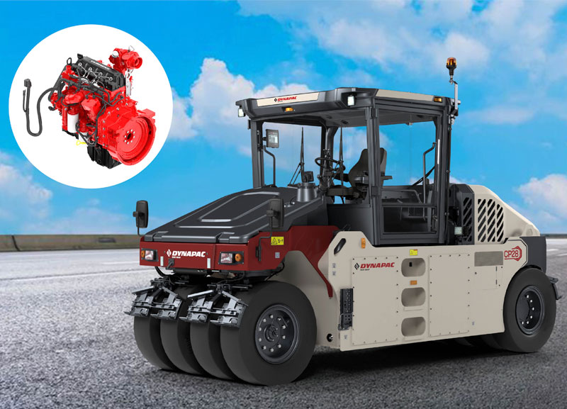Novo compactador da Dynapac traz motorização Cummins de 130 hp