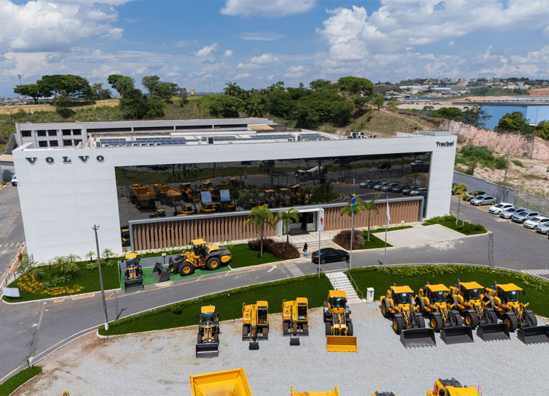 Tracbel conquista certificação da Volvo CE