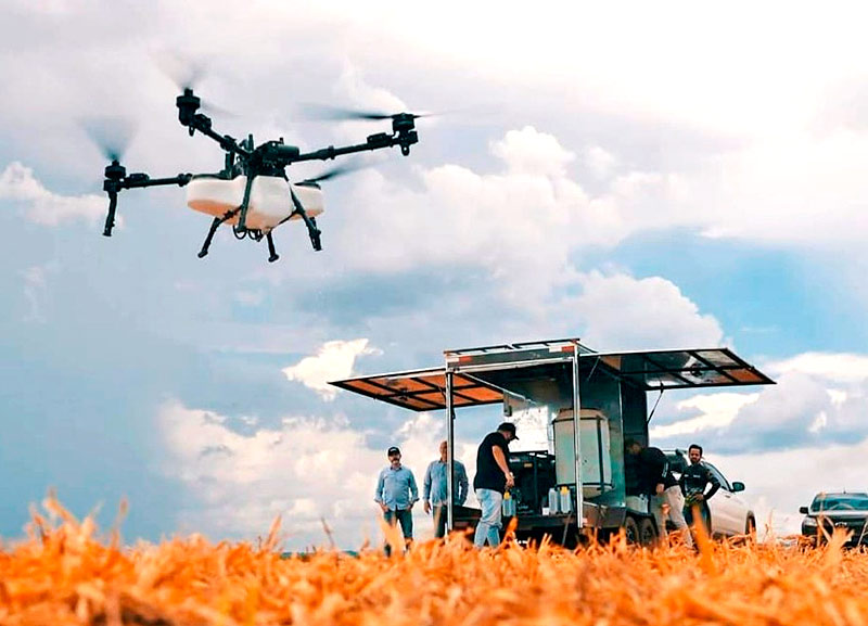 Case IH realiza desafio inédito com Drone de Aplicação em MT