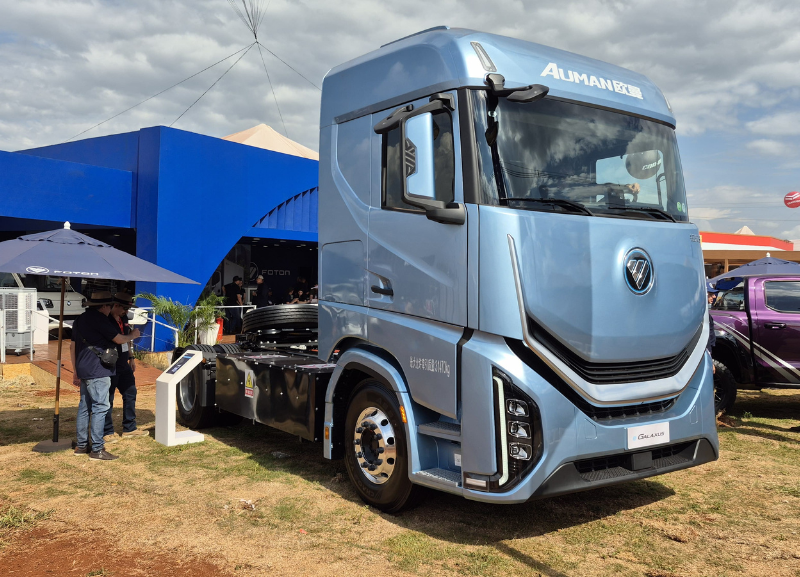 Foton lança novos semipesados e apresenta extrapesado elétrico eGalaxus 