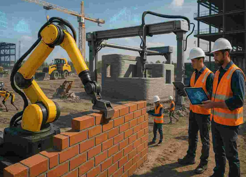 Evento europeu debate robótica na construção