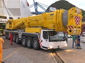 Empresa de movimentação de carga adquire guindaste Liebherr LTM 1500-8.1