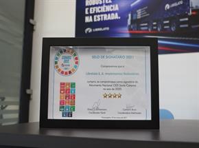Librelato é reconhecida por boas práticas e recebe selo ODS 2021