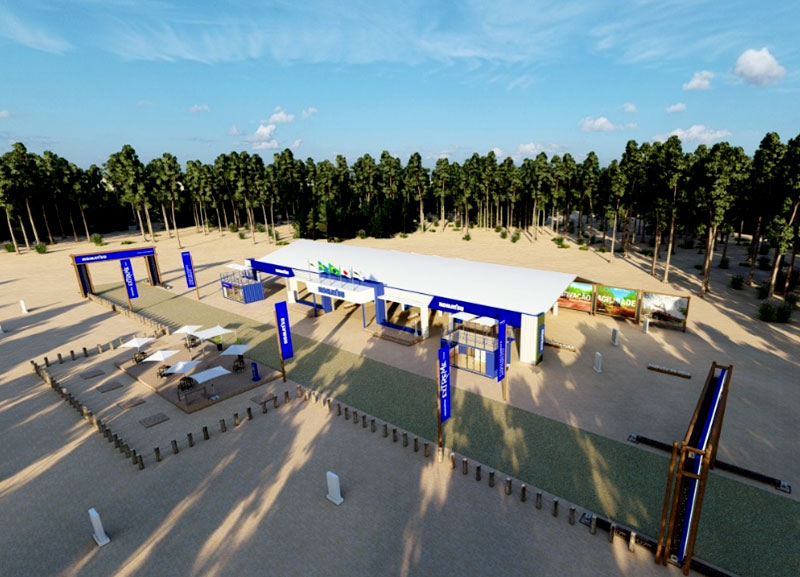 Komatsu apresenta soluções na Expoforest 